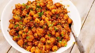 Chana Chilli Recipe - Super Crunchy Dhaba Style Snack - CookingShooking Bites