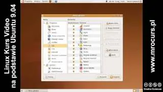 Gnome - podstawy [2/3] - Linux Kurs Video na podstawie Linux Ubuntu 9.04