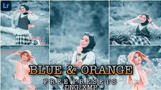 Selebgram style photo editing tutorial in the lightroom ||  Blue orange edit lightroom