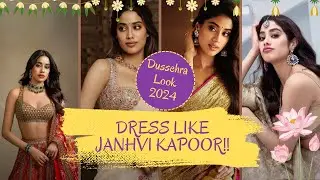 Style Like Janhvi Kapoor for Dussehra 2024 Ethnic Fashion Tips & Festive Look