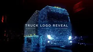 Premiere Pro Template: Truck Logo Reveal + Free Font