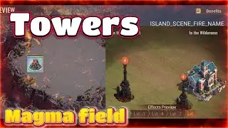 State of Survival : Coming soon !  The Towers & Magma field