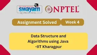 Data Structure And Algorithms Using Java Week 4 || NPTEL ANSWERS || My Swayam || NPTEL 2024