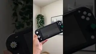 Black skin on the switch lite console