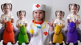 Five Little Babies Jumping On The Bed / Educational Videos / Song for kids