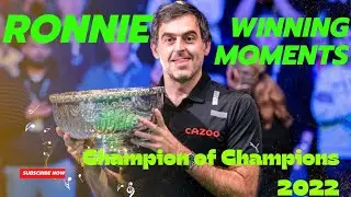 Ronnie O'Sullivan vs Judd Trump Final Frame| Cazoo Champions Of Champion 2022 Final Winning Moments