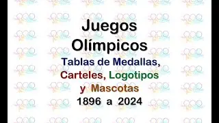 Juegos Olímpicos Tablas de Medallas Carteles Logotipos y Mascotas