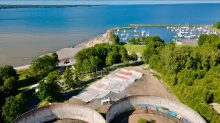 Lidköping skatepark by drone