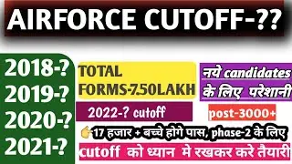 airforce expected cutoff 2022 batch, airforce x y group written exam expected cutoff 2022