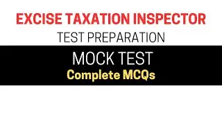 Punjab Excise Inspector Mock Test
