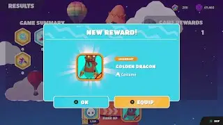 Golden Dragon Costume Unlocked In Fall Guys