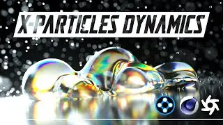 Cinema 4D: Create Dynamic Waterdrops using X-Particles and Octane