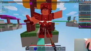 Playing Doubles With a Fan | Roblox Bedwars