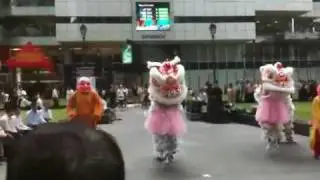 Not your traditional lion dance