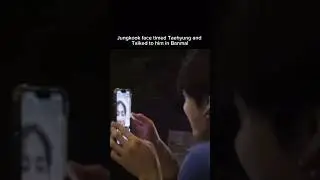 Jungkook missed Taehyung so much he face timed him on his travel show with jimin #taekook