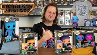 First Look At Guardians Of The Galaxy Vol. 3 Black Light Funko Pops - Funko Pop News Update!