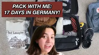 *rEaListic* packing for 17 days in germany!