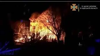 В Грибовке сгорела база отдыха «Лаванда»