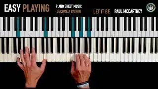 ✨ Let It Be  - piano accompaniment | shortcut   @PaulMcCartney    🎹 easy🧉