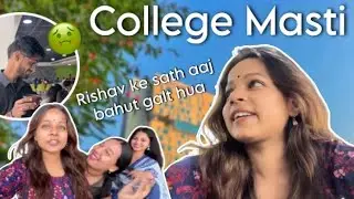 COLLEGE MASTI - Rishav Ke sath bahut galt hua😂| ￼#vlog | Mansi Gupta | MG488