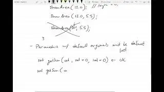 75 - Default arguments in c++  functions