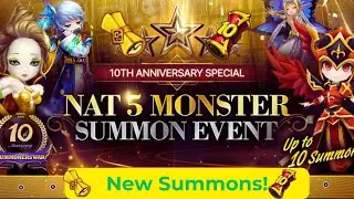Summoning Wars : Chasing New Nat 5s and Claiming Freebies! #summonerswar #summonsession