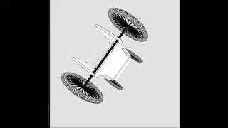 3D Carriage in Black & White | Coded by a 20/20 IQ Test Student (Grade 7)