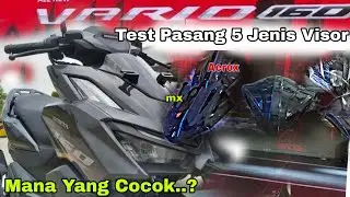 LATEST VARIO 160 2022 | Test Install 5 Types of Visors to Vario 160