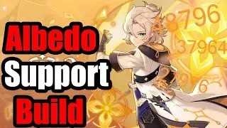 🟨ALBEDO SUB DPS | SUPPORT | La mejor Build GEO | Genshin impact 3.1