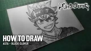 How to Draw Asta - [Black Clover] Step by Step for Beginners
