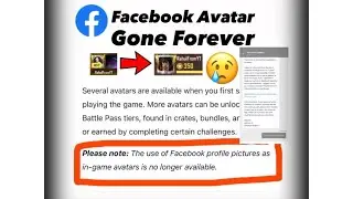 Facebook Avatar removed from CODM 😢😔 #callofduty #facebook #avatar #codm #viralvideo