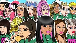CELEBRITIES IN SQUID GAME (The CARTOON Series)