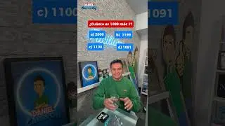 🥴¿Cuánto es 1099 más 1? 🥴