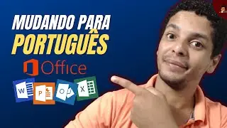 Como MUDAR o idioma do Office (Word, Excel, PowerPoint, etc) para PORTUGUÊS