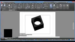 AutoCAD Tutorial : Convert 3D to 2D