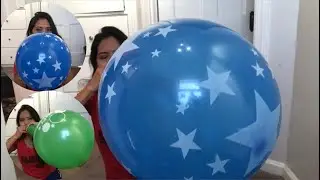 Balloon challenge blow to popped five balloons in 3min.