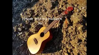 Schönes Finger picking pattern für Ukulele (with english subtitles)