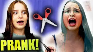 HAARE von Schwester BLAU färben ! - Celina