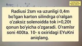 131-dars. G'altaklarga doir masalalar.