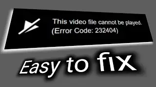 ✅How to fix this video file cannot be played