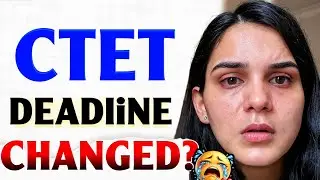 ctet deadline CHANGED? 😭 Himanshi Singh 