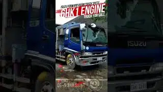 Isuzu Forward Dropside Cargo with Crane Truck For Sale #boomtruck #forsale #truckforsale