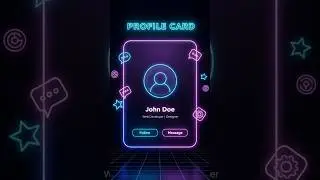 Creating a Profile Card with HTML & CSS (Tutorial)