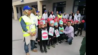 فعاليات المجتمع المدني تحتفل بالمناسبة الوطنية للسلامة الطرقية بمؤسسة تعليمية بالحي مولاي رشيد