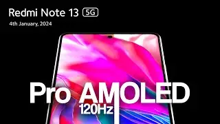 Redmi Note 13 5G - 120 Hz Pro AMOLED Display