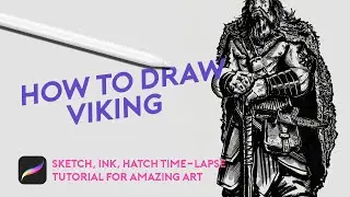Cross-Hatch Inking (How to Draw on Procreate)