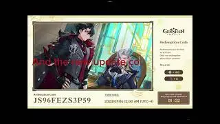 Genshin 4.1 Livestream codes |Genshin Impact