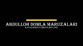 Abdulloh domla. G'ayb kaltlari haqida