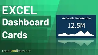 How to Create Easy Cards in Excel using Charts for Dashboard, KPI, Reports