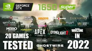 GTX 1650 Super in 2022 | I5-12400 | 1080p - 20 Games Tested